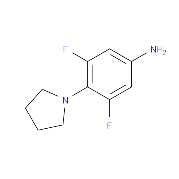 3,5-difluoro-4-(pyrrolidin-1-yl)aniline