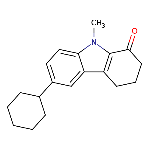 6-cyclohexyl-9-methyl-2,3,4,9-tetrahydro-1H-carbazol-1-one