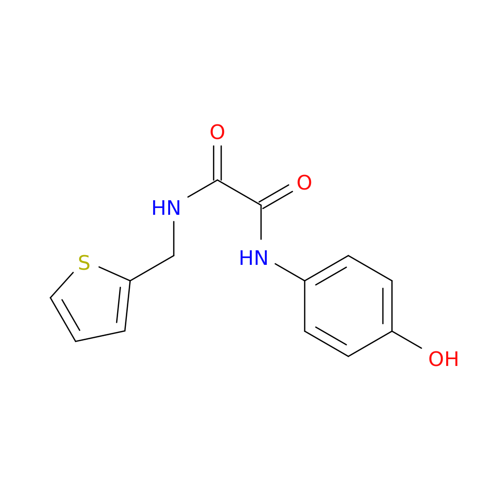 N'-(4-hydroxyphenyl)-N-[(thiophen-2-yl)methyl]ethanediamide