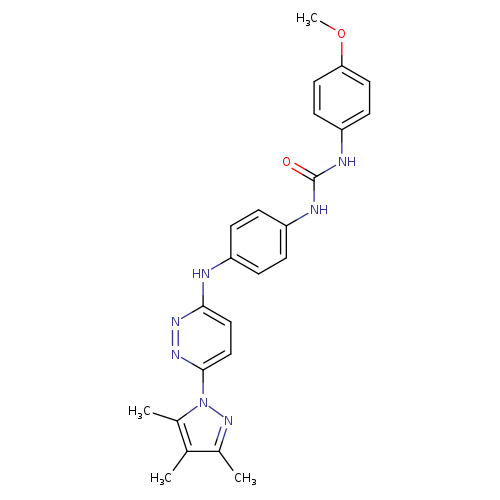 1-(4-methoxyphenyl)-3-(4-{[6-(3,4,5-trimethyl-1H-pyrazol-1-yl)pyridazin-3-yl]amino}phenyl)urea