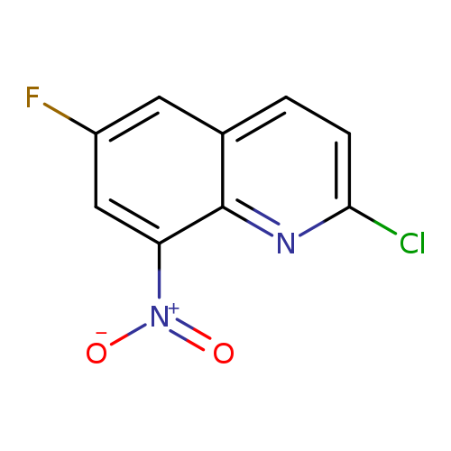 2-chloro-6-fluoro-8-nitroquinoline
