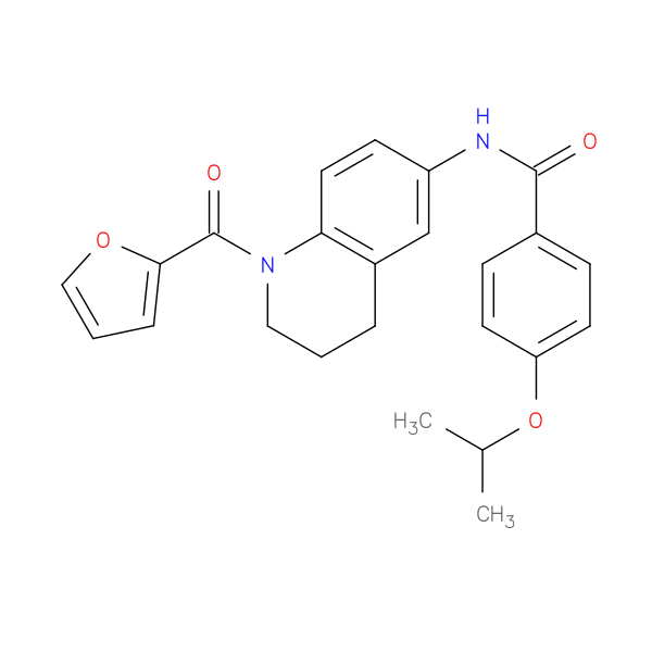 N-[1-(furan-2-carbonyl)-1,2,3,4-tetrahydroquinolin-6-yl]-4-(propan-2-yloxy)benzamide