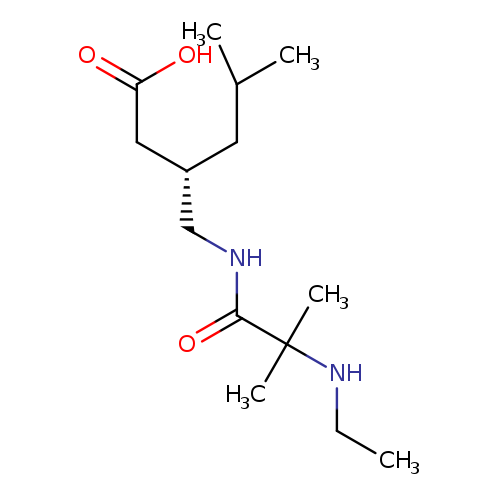 (3S)-3-{[2-(ethylamino)-2-methylpropanamido]methyl}-5-methylhexanoic acid