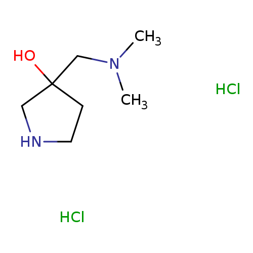 3-[(dimethylamino)methyl]pyrrolidin-3-ol dihydrochloride