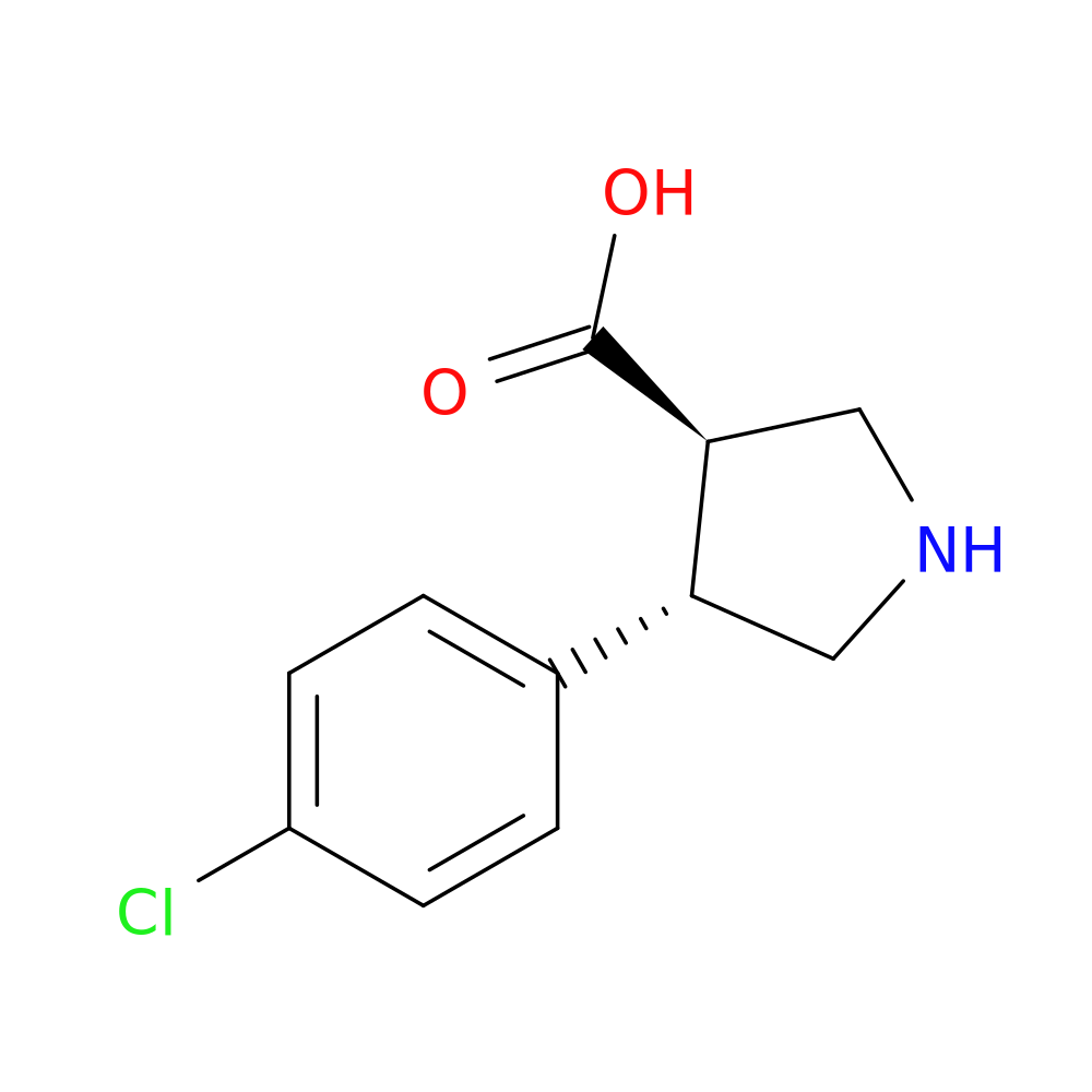 rel-(3R,4S)-4-(4-chlorophenyl)pyrrolidine-3-carboxylic acid