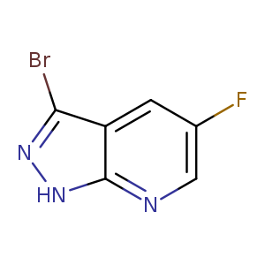 1H-Pyrazolo[3,4-b]pyridine, 3-bromo-5-fluoro-