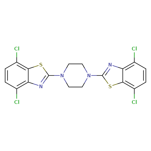 4,7-dichloro-2-[4-(4,7-dichloro-1,3-benzothiazol-2-yl)piperazin-1-yl]-1,3-benzothiazole