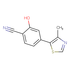 2-Hydroxy-4-(4-methylthiazol-5-yl)benzonitrile