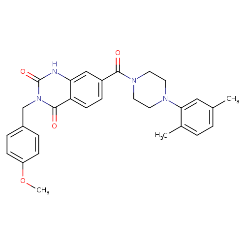 7-[4-(2,5-dimethylphenyl)piperazine-1-carbonyl]-3-[(4-methoxyphenyl)methyl]-1,2,3,4-tetrahydroquinazoline-2,4-dione