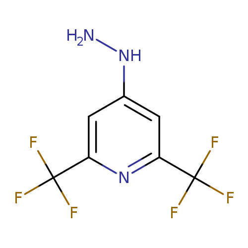 4-hydrazinyl-2,6-bis(trifluoromethyl)pyridine