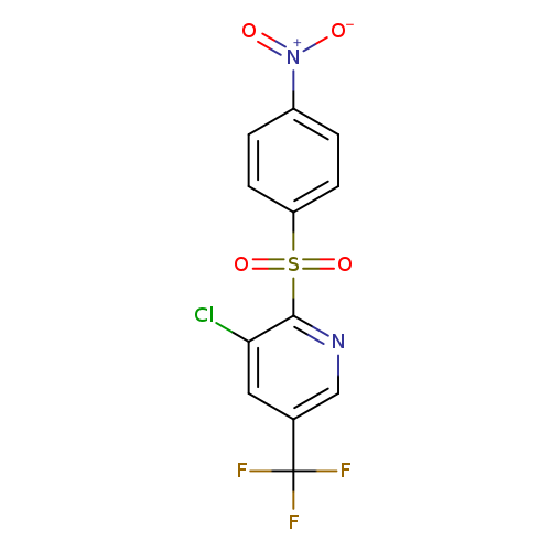 3-chloro-2-(4-nitrobenzenesulfonyl)-5-(trifluoromethyl)pyridine
