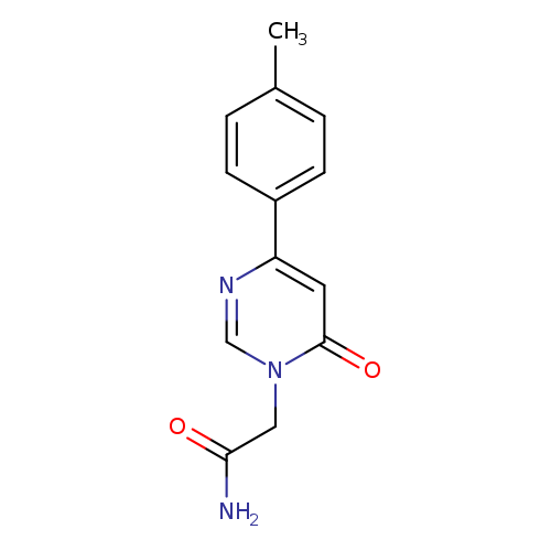 2-[4-(4-methylphenyl)-6-oxo-1,6-dihydropyrimidin-1-yl]acetamide