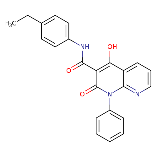 N-(4-ethylphenyl)-4-hydroxy-2-oxo-1-phenyl-1,2-dihydro-1,8-naphthyridine-3-carboxamide
