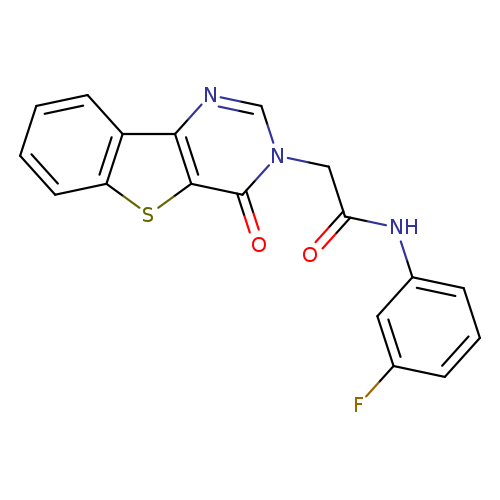 N-(3-fluorophenyl)-2-{6-oxo-8-thia-3,5-diazatricyclo[7.4.0.0^{2,7}]trideca-1(13),2(7),3,9,11-pentaen-5-yl}acetamide
