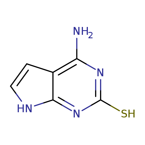 4-Amino-7h-pyrrolo[2,3-d]pyrimidine-2-thiol