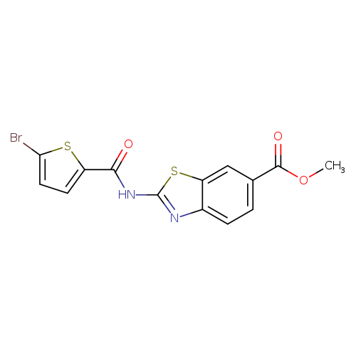 methyl 2-(5-bromothiophene-2-amido)-1,3-benzothiazole-6-carboxylate