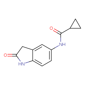 N-(2-oxo-2,3-dihydro-1H-indol-5-yl)cyclopropanecarboxamide