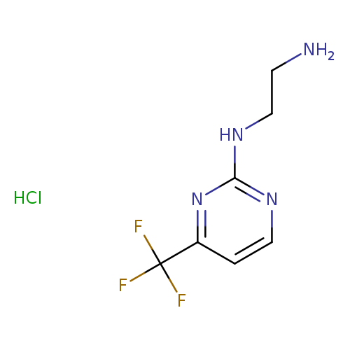 N1-[4-(trifluoromethyl)pyrimidin-2-yl]ethane-1,2-diaminehydrochloride