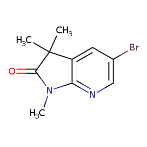 2H-Pyrrolo[2,3-b]pyridin-2-one, 5-bromo-1,3-dihydro-1,3,3-trimethyl-
