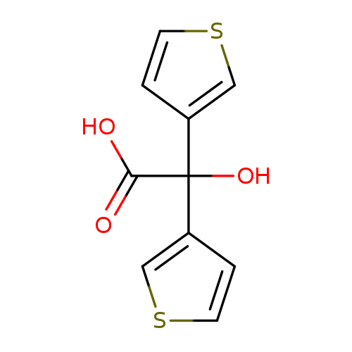2-hydroxy-2,2-di(thiophen-3-yl)acetic acid