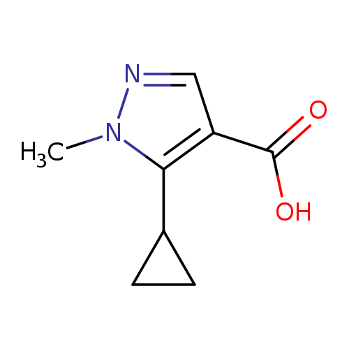 5-Cyclopropyl-1-methyl-1H-pyrazole-4-carboxylic acid