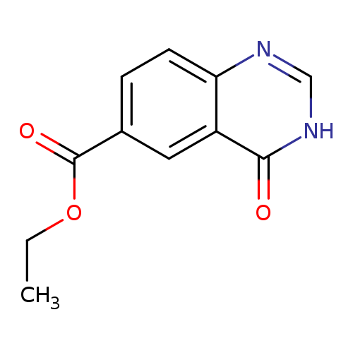 6-Quinazolinecarboxylic acid, 3,4-dihydro-4-oxo-, ethyl ester