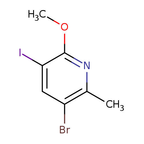 3-bromo-5-iodo-6-methoxy-2-methylpyridine