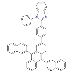 2-(4-(9,10-Di(naphthalen-2-yl)anthracen-2-yl)phenyl)-1-phenyl-1H-benzo[d]imidazole