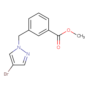 Methyl 3-((4-bromo-1H-pyrazol-1-yl)methyl)benzoate