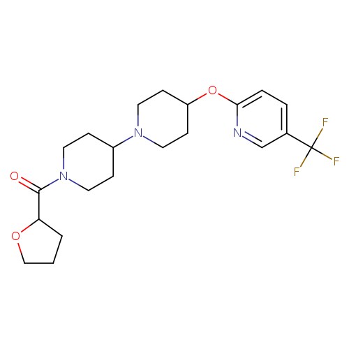 1'-(oxolane-2-carbonyl)-4-{[5-(trifluoromethyl)pyridin-2-yl]oxy}-1,4'-bipiperidine