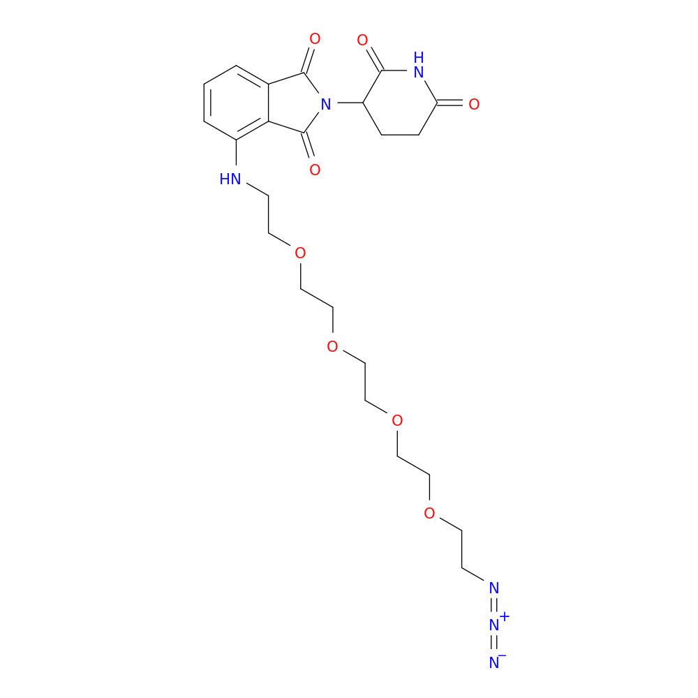4-((14-Azido-3,6,9,12-tetraoxatetradecyl)amino)-2-(2,6-dioxopiperidin-3-yl)isoindoline-1,3-dione