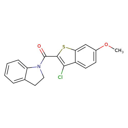 1-(3-chloro-6-methoxy-1-benzothiophene-2-carbonyl)-2,3-dihydro-1H-indole