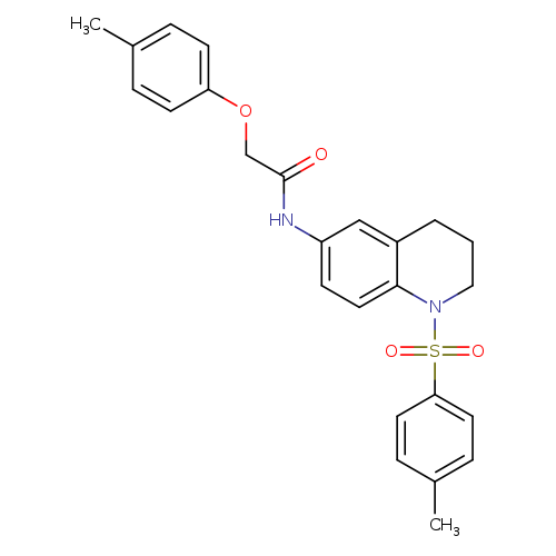 N-[1-(4-methylbenzenesulfonyl)-1,2,3,4-tetrahydroquinolin-6-yl]-2-(4-methylphenoxy)acetamide