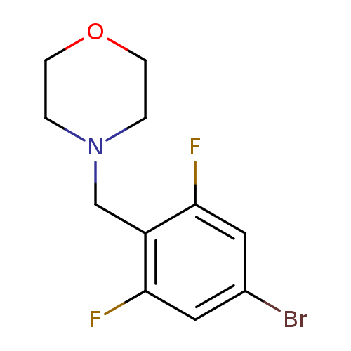 4-[(4-bromo-2,6-difluorophenyl)methyl]morpholine