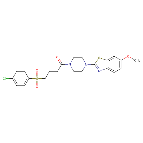 4-(4-chlorobenzenesulfonyl)-1-[4-(6-methoxy-1,3-benzothiazol-2-yl)piperazin-1-yl]butan-1-one