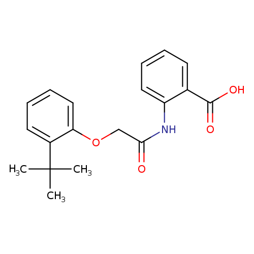 2-{[(2-tert-butylphenoxy)acetyl]amino}benzoic acid