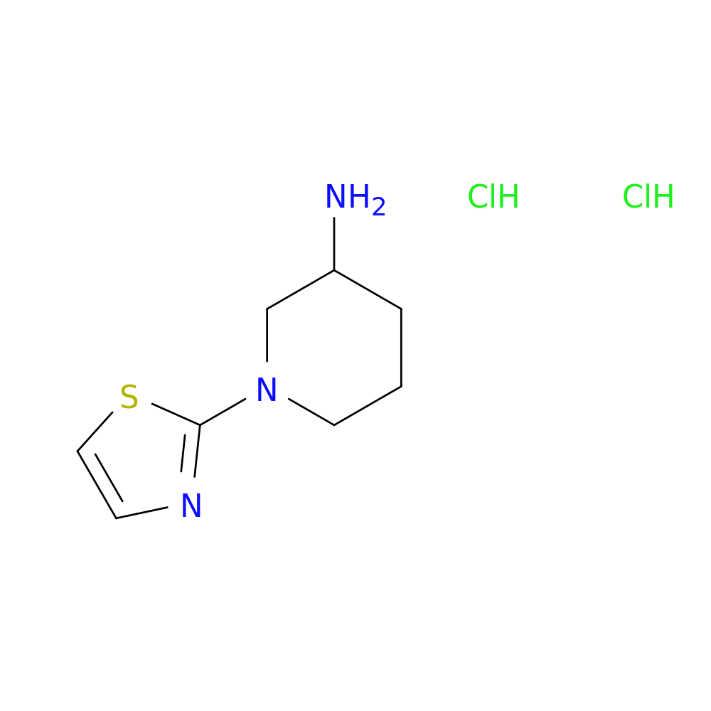 1-(1,3-thiazol-2-yl)piperidin-3-amine dihydrochloride