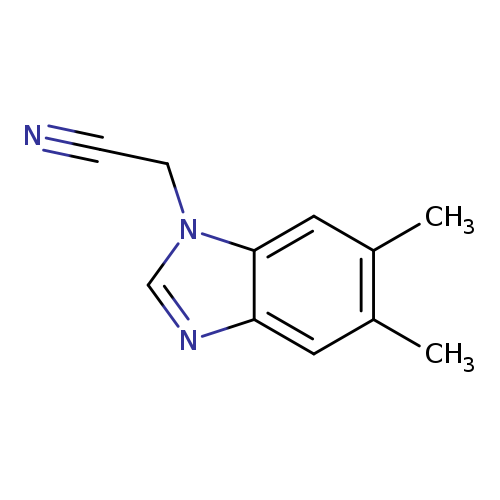 1H-Benzimidazole-1-acetonitrile,5,6-dimethyl-(9CI)