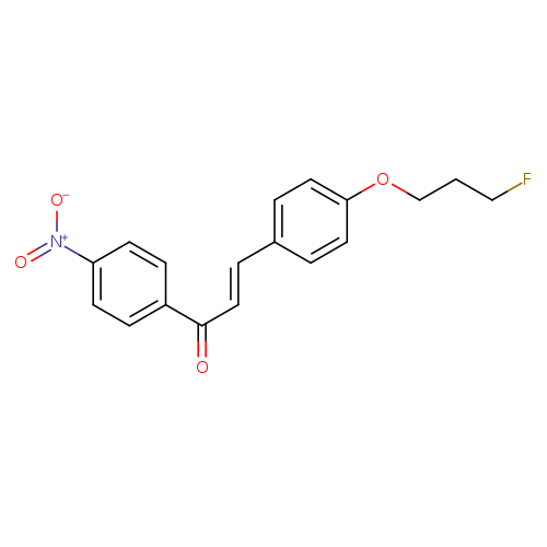 (2E)-3-[4-(3-fluoropropoxy)phenyl]-1-(4-nitrophenyl)prop-2-en-1-one