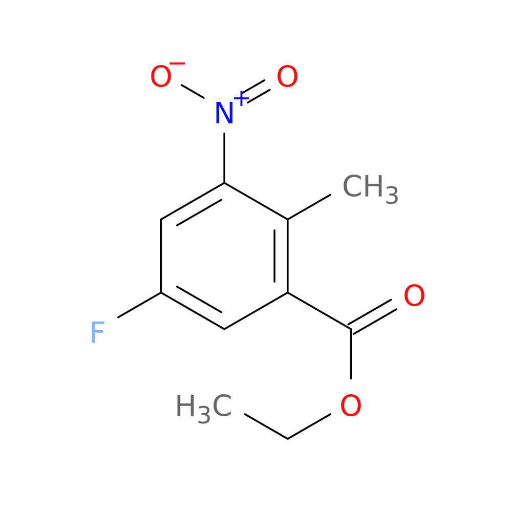 Ethyl 5-fluoro-2-methyl-3-nitrobenzoate