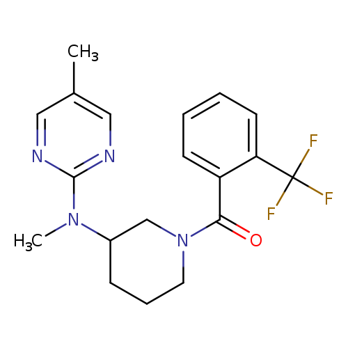 N,5-dimethyl-N-{1-[2-(trifluoromethyl)benzoyl]piperidin-3-yl}pyrimidin-2-amine