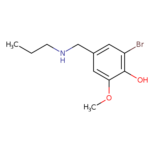 2-bromo-6-methoxy-4-[(propylamino)methyl]phenol