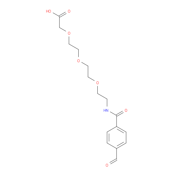 Acetic acid, 2-[2-[2-[2-[(4-formylbenzoyl)amino]ethoxy]ethoxy]ethoxy]-
