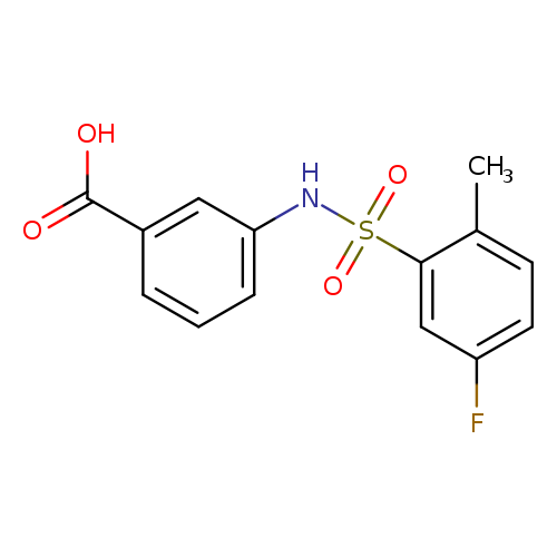 3-(5-fluoro-2-methylbenzenesulfonamido)benzoic acid