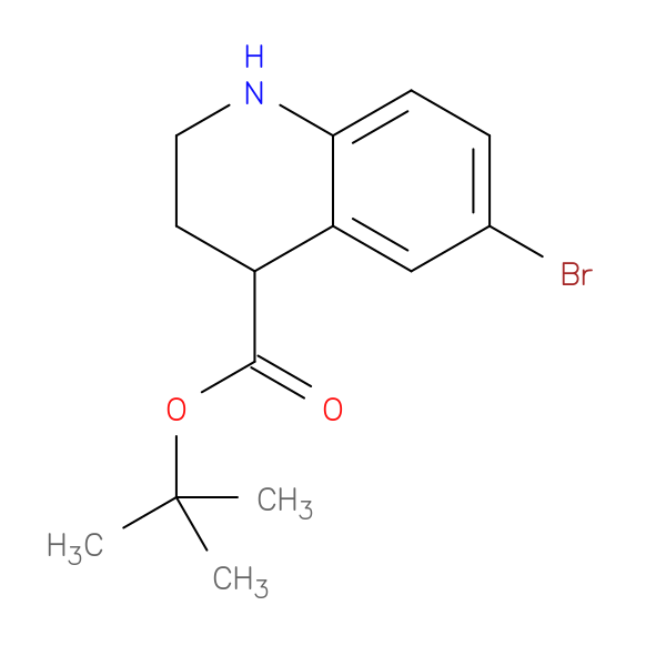 tert-butyl 6-bromo-1,2,3,4-tetrahydroquinoline-4-carboxylate
