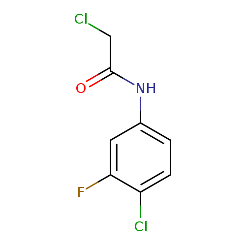 2-chloro-N-(4-chloro-3-fluorophenyl)acetamide