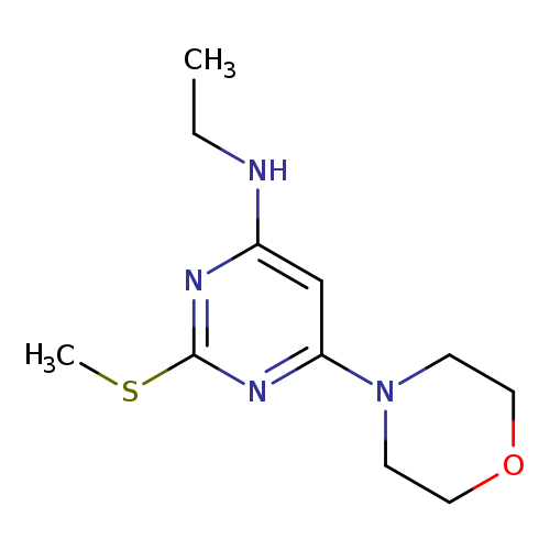 N-ethyl-2-(methylsulfanyl)-6-(morpholin-4-yl)pyrimidin-4-amine