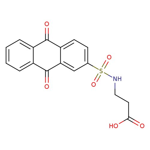 3-(9,10-Dioxo-9,10-dihydro-anthracene-2-sulfonylamino)-propionic acid