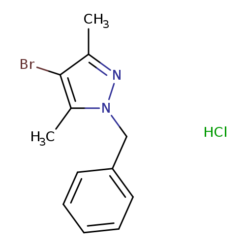 1-benzyl-4-bromo-3,5-dimethyl-1H-pyrazole hydrochloride