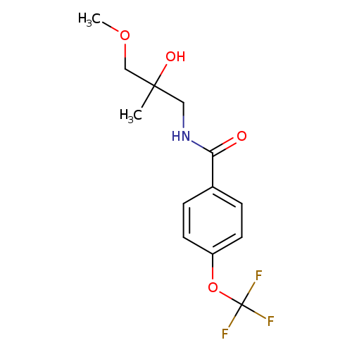 N-(2-hydroxy-3-methoxy-2-methylpropyl)-4-(trifluoromethoxy)benzamide